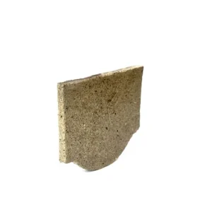 lijngoot polymeerbeton eindkap rechts, type 125mm