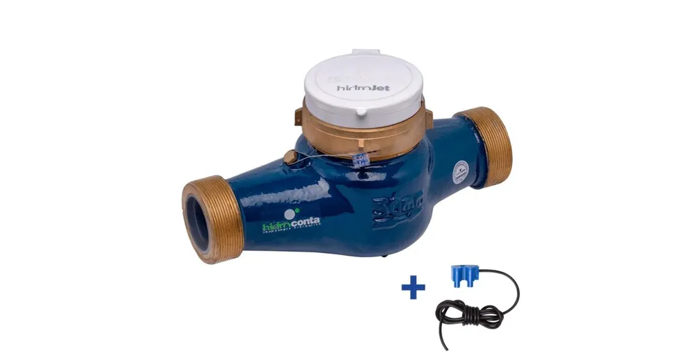 watermeter type Hidrojet met impulsgever, 2x buitendraad