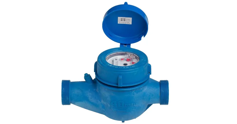 watermeter type Hidrojet plastic, 2x buitendraad