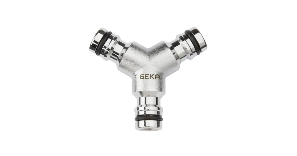 Geka push-fit verbinder, 3x steek