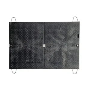 CARSON staalframe met HDPE deksel, 610 x 610mm