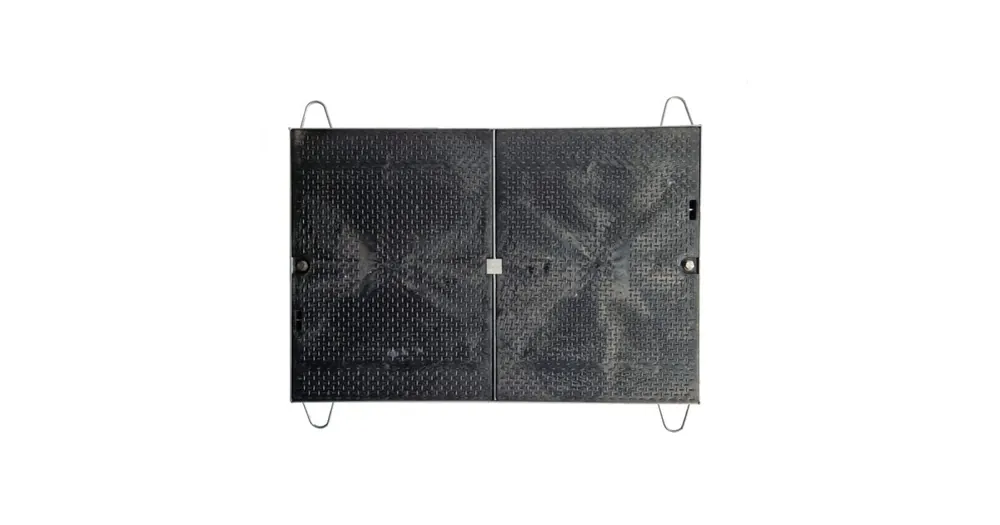 CARSON staalframe met HDPE deksel, 610 x 610mm
