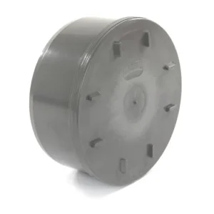 pvc eindstuk met schroef / klemdeksel, groot