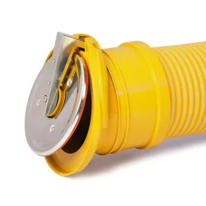 eindklep met rvs keerklep 80 - 100mm
