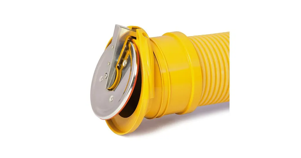 eindklep met rvs keerklep 80 - 100mm