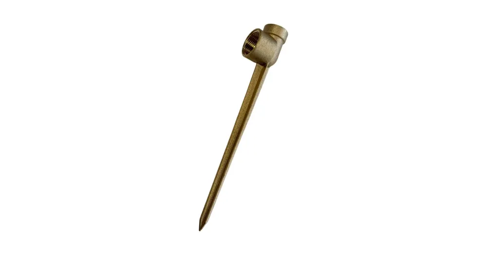 Geka messing grondpen, 1x binnendraad