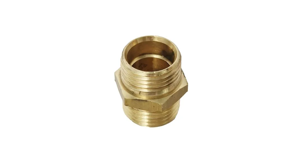 Multi-fit dubbele nippel, 2x buitendraad