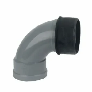 pvc betoninlaat met bocht 88 graden, 1x manchet
