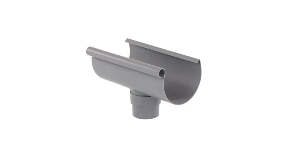 S-lon mastgoot met kraal, gootuitloop lijm