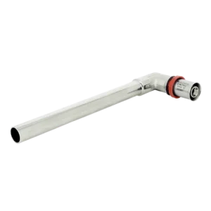 Bonfix alu-pers radiatorbocht 15 cm, buis x pers