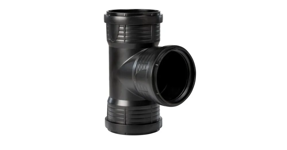 pp T-stuk 87,5 graden, 3 x manchet