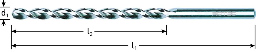 HSS-G SPIRAALBOOR, DIN 340, TYPE TLS500, ø9,0X115X175