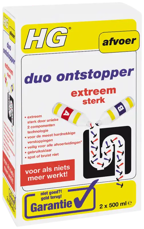 HG DUO ONTSTOPPER EXTREEM STERK 1 L