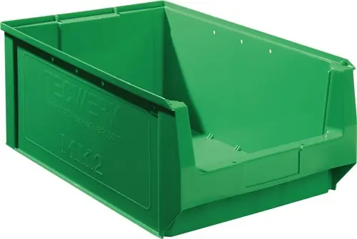 MAGAZIJNBAK L500/450XB310XH200MM PE GROEN TECWERK