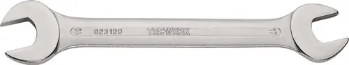 DUBBELE STEEKSLEUTEL 30 X 36 MM LENGTE 330 MM VERCHROOMD TECWERK