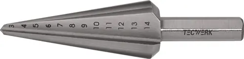 GETRAPTE PLAATBOOR BOORBEREIK 16-30,5 MM HSS-CO TOTALE LENGTE 76 MM SNEDEAANTAL