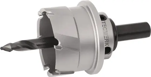 GATENZAAG ZAAG-D. 20 MM SNIJDIEPTE 20 MM HM-INZETSTUKKEN MET BOOR EN VEER TECWER