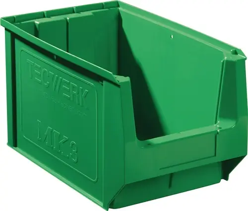 MAGAZIJNBAK L350/300XB210XH200MM PE GROEN TECWERK