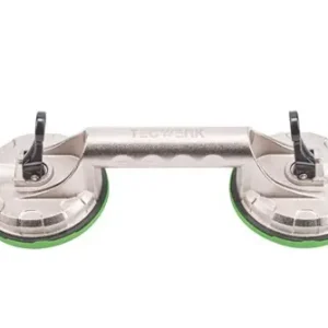 ZUIGNAPHANDVAT DRAAGVERMOGEN 80 KG HOOFD-D. 118 MM 2 KOPPEN ALUMINIUM TECWERK