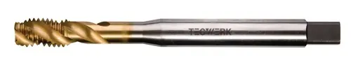MACHINETAP DIN 371C M3X0,5 MM HSS-CO TIN 6H TECWERK
