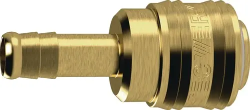 SNELKOPPELING DN 7,2, TUIT MESSING BLANK SLANGWIJDTE LW 13 TECWERK