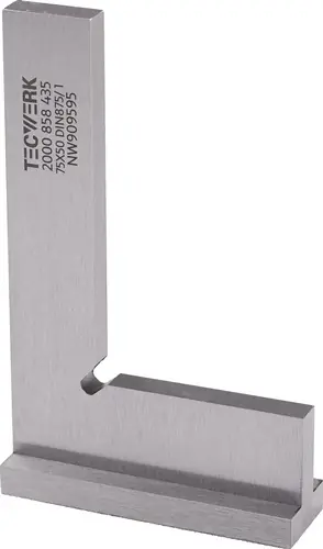 HOEK DIN 875/I BEENLENGTE 100X70 MM MET AANSLAG TECWERK