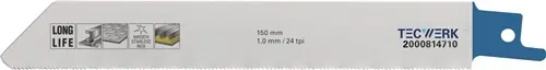 RECIPROZAAGBLAD LENGTE 300 MM BREEDTE 22 MM TANDVERDELING TPI 8/10 3,2/2,5 MM TA