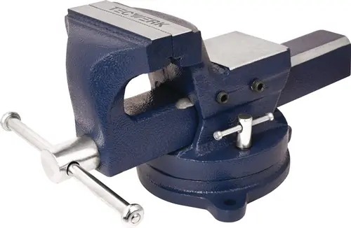 GIETIJZEREN BANKSCHROEF BEKBREEDTE 150 MM SPANWIJDTE 155 MM GIETIJZER (NODULAIR