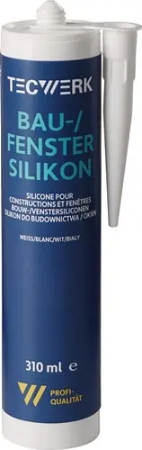 BOUW-/SILICONEN RUITENKIT WIT 310 ML PATROON TECWERK