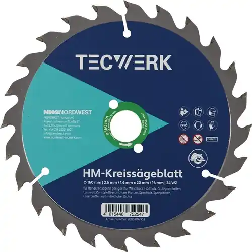 HANDCIRKELZAAGBLAD BUITEN-Ø 235 MM AANTAL TANDEN 24 WZ GAT 30 MM SNIJBREEDTE 2,8