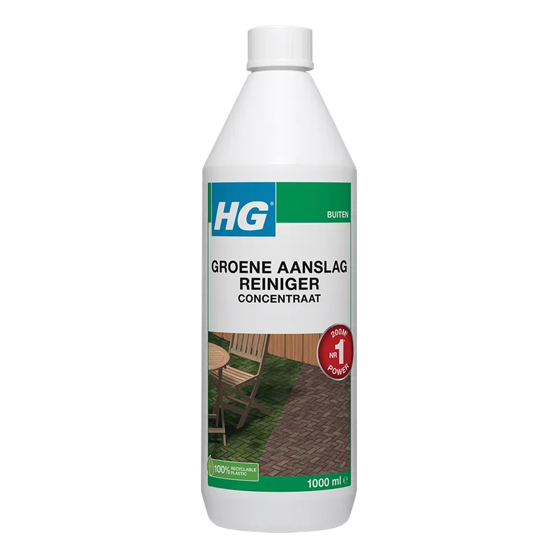 HG GROENE AANSLAGREINIGER CONCENTRAAT 1L 9374N 1 L