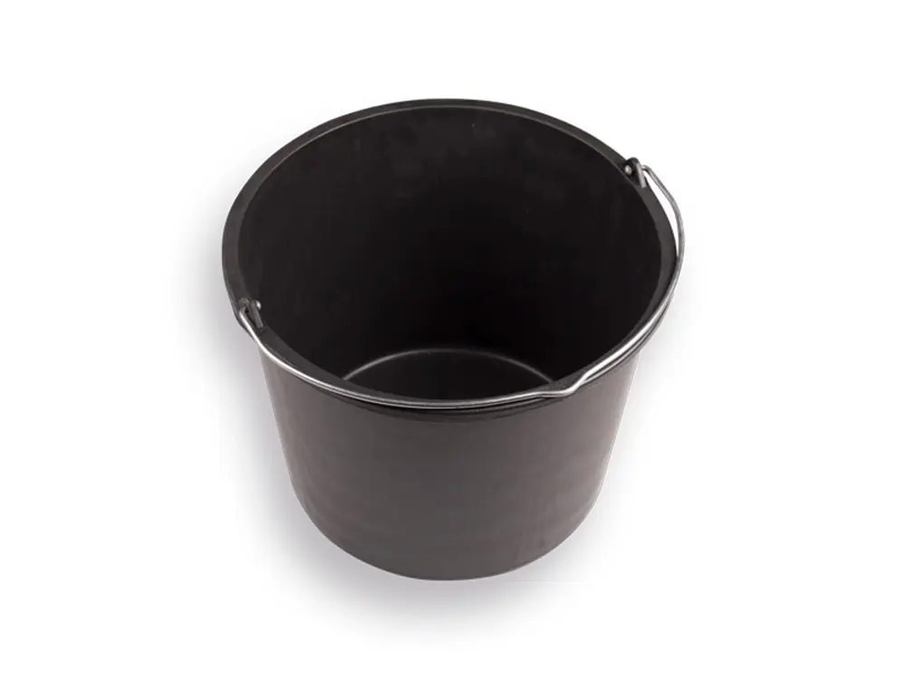 GRIPLINE-D 20 EMMER ZWART, KNOPBEUGEL, L-SCALA