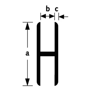 H-PROFIEL/LKOPPEL NR.7 30X7X1,5MM 2