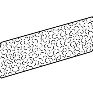 HOR 8000 ONDERDEEL SCHOPPLAAT NIET OMGEZET BLANK 1000X300X0,8MM