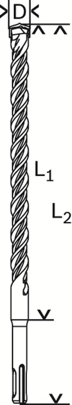 SDS-PLUS-5, 25X400X450 MM
