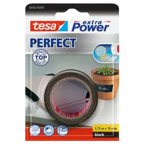 TESA EXTRA POWER® PERFECT 2.75M X 19MM ZWART