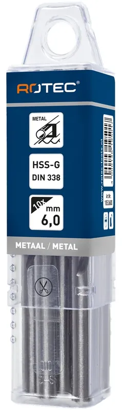 HSS-G SPIRAALBOOR, DIN 338, TYPE N, BLANK, ø1,4