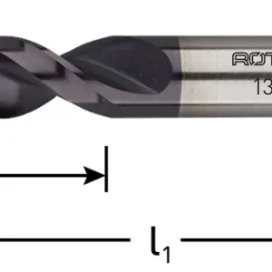 HSS-E PLAATWERKBOOR, DIN 1897, TYPE TLS1000, ø9,2