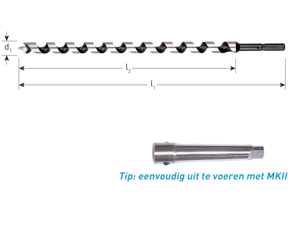 SLANGENBOOR GOLD-LINE, ø30X250/320 AZOBE