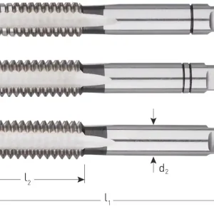 HSS HANDTAPPENSET, 3-DLG., DIN 352, BSW 1"-8