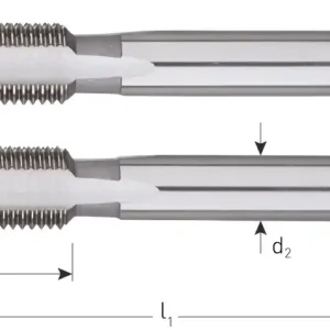 HSS HANDTAPPENSET, 2-DLG., DIN 2181, UNF 9/16"-18