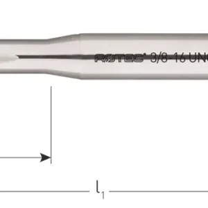 HSS-E MACHINETAP '800', DOORLOPEND, DIN 371, UNC NO.8-32