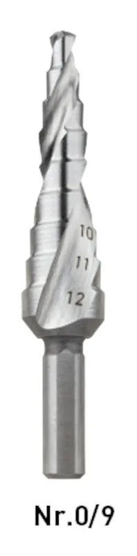 HSS TRAPPENBOOR NR.0/9 / ø4-12