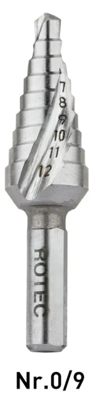 HSS TRAPPENBOOR (2MM) NR.0/9 / ø4-12