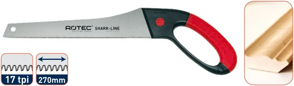 SHARK-LINE HANDZAAG 'SL3', L=270, 17 TPI