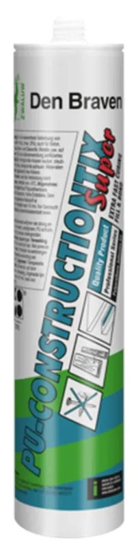 ZWALUW ZWALUW PU-CONSTRUCTIONTIX SUP TRSP, PATRONEN 310 ML/C12