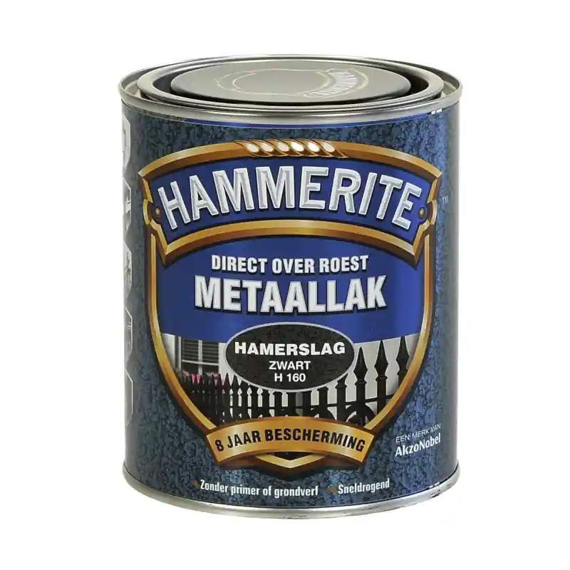 HAMMERITE HAMERSLAG ZWART 750ML