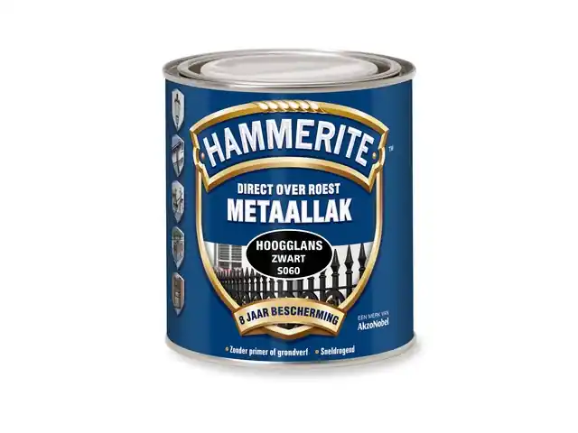 HAMMERITE HOOGGLANS ZWART 250ML