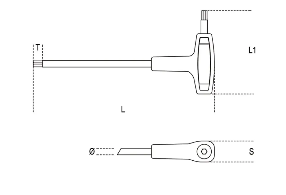 BETA 97TTX 30-HAAKSE STIFTSLEUTELS TORX®