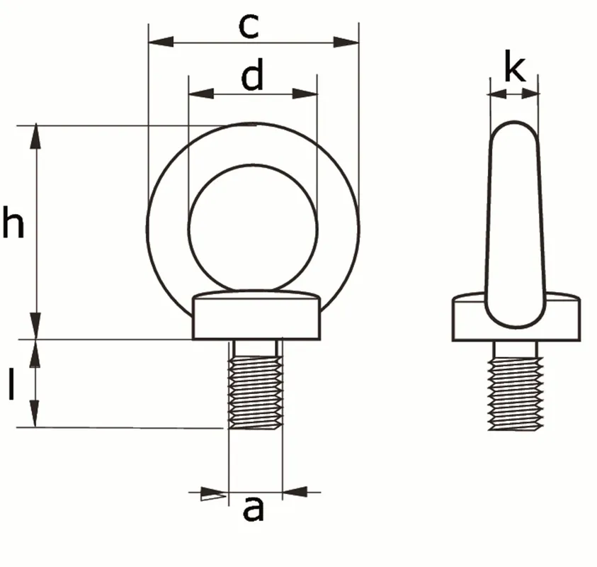 RINGSCHROEF M12 VERZONKEN TYPE 580 (OOGBOUT)